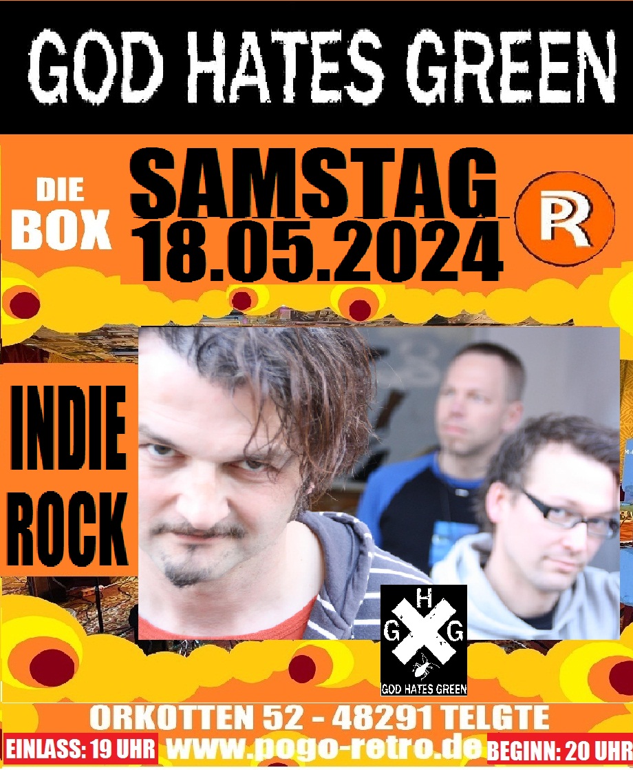 poster GOD HATES GREEN2024